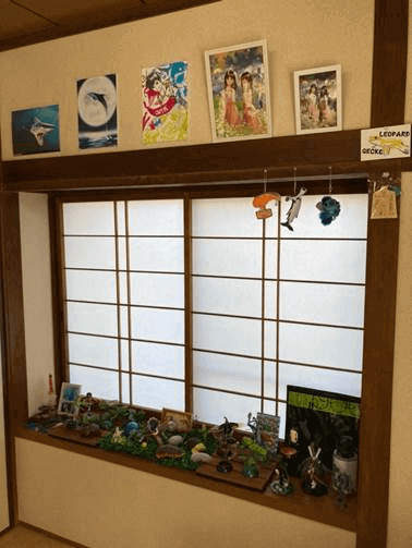𠮷原大海宅の展示スペース写真